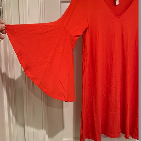 Ann Taylor Loft Dress Red Size L - Picture 2 of 2